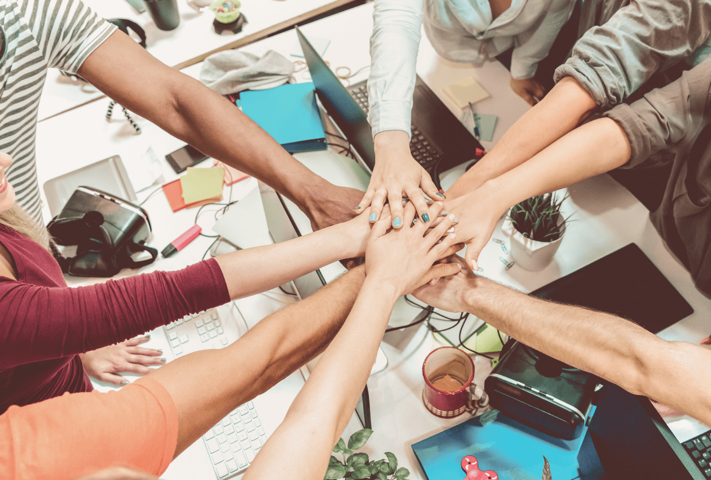 conversations between office workers