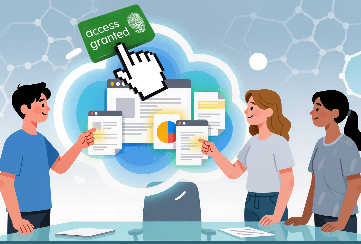 helping coworkers creates security risks